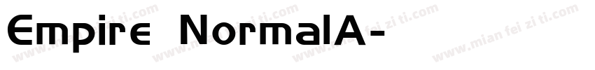 Empire NormalA字体转换